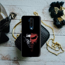 Red Skull Face Pattern Mobile Case Cover For Oneplus 7t Pro