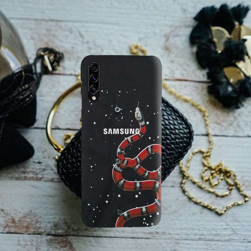 Snake in Galaxy Pattern Mobile Case Cover For Galaxy A50