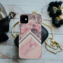Tiles and Floral Pattern Mobile Case Cover For Iphone 11
