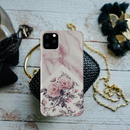 Tiles and Flowers Pattern Mobile Case Cover For Iphone 11 Pro