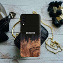 Wood Pattern With Snowflakes Pattern Mobile Case Cover For Galaxy A30S
