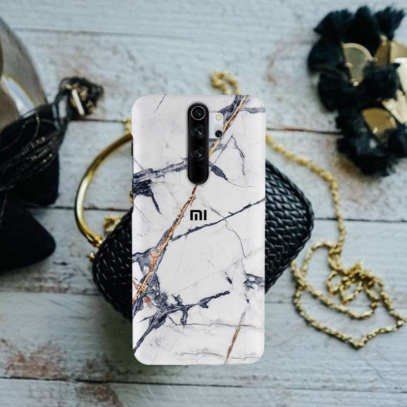 White Marble Pattern Mobile Case Cover For Redmi Note 8 Pro