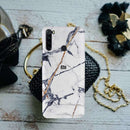 White Marble Pattern Mobile Case Cover For Redmi Note 8
