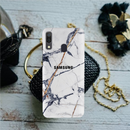White Marble Pattern Mobile Case Cover For Galaxy A20