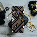 Carpet Pattern Black, White and Brown Pattern Mobile Case Cover For Galaxy M30