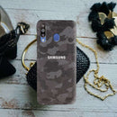 Camo Distress Pattern Mobile Case Cover For Galaxy M30