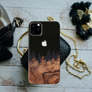 Wood Pattern With Snowflakes Pattern Mobile Case Cover For Iphone 11 Pro