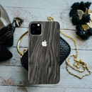 Black Wood Surface Pattern Mobile Case Cover For Iphone 11 Pro