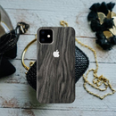 Black Wood Surface Pattern Mobile Case Cover For Iphone 11
