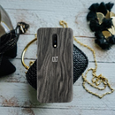 Black Wood Surface Pattern Mobile Case Cover For Oneplus 7