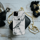 Light Grey Marble Pattern Mobile Case Cover For Iphone 11 Pro Max