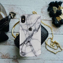 Light Grey Marble Pattern Mobile Case Cover For Iphone X
