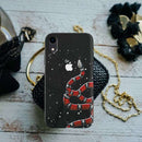 Snake in Galaxy Pattern Mobile Case Cover For Iphone XR