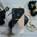 Tiles and Wooden Pattern Mobile Case Cover For Galaxy M30s