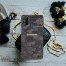 Camo Distress Pattern Mobile Case Cover For Galaxy M30s