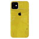 Yellow Paper Pattern Mobile Case Cover For Iphone 11