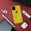 Yellow Paper Pattern Mobile Case Cover For Iphone 11