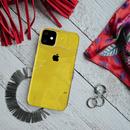 Yellow Paper Pattern Mobile Case Cover For Iphone 11
