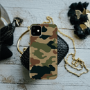 Camo Black And Green Pattern Mobile Case Cover For Iphone 11