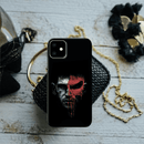 Red Skull Face Pattern Mobile Case Cover For Iphone 11