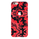 Military Red Camo Pattern Mobile Case Cover For Iphone 6