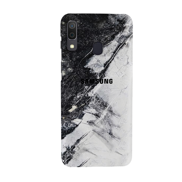 Black Cloud Marble Pattern for Galaxy A20
