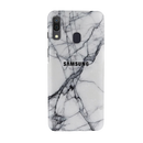 Light Grey Marble Pattern Mobile Case Cover For Galaxy A30