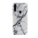 Light Grey Marble Pattern Mobile Case Cover For Galaxy A20S
