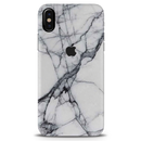Light Grey Marble Pattern Mobile Case Cover For Iphone X