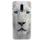 White Lion Portrait Pattern Mobile Case Cover For Oneplus 7