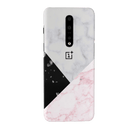 Pink Black & White Marble Pattern Mobile Case Cover For Oneplus 7 Pro