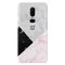 Pink Black & White Marble Pattern Mobile Case Cover For Oneplus 6