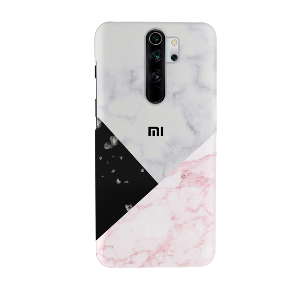 Pink Black & White Marble Pattern Mobile Case Cover For Redmi Note 8 Pro