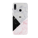 Pink Black & White Marble Pattern Mobile Case Cover For Redmi Note 7 Pro