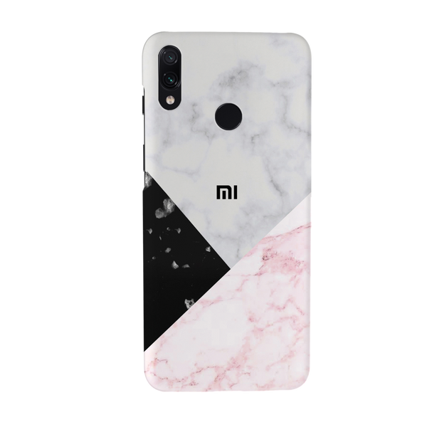 Pink Black & White Marble Pattern Mobile Case Cover For Redmi Note 7 Pro