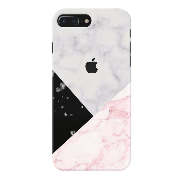 Pink Black & White Marble Pattern Mobile Case Cover For Iphone 7 Plus