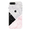 Pink Black & White Marble Pattern Mobile Case Cover For Iphone 7 Plus
