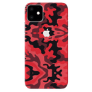 Military Red Camo Pattern Mobile Case Cover For Iphone 11