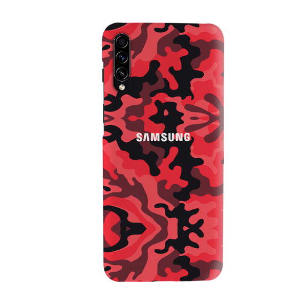 Military Red Camo Pattern Mobile Case Cover For Galaxy A50S