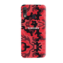 Military Red Camo Pattern Mobile Case Cover For Galaxy A20