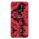 Military Red Camo Pattern Mobile Case Cover For Oneplus 6