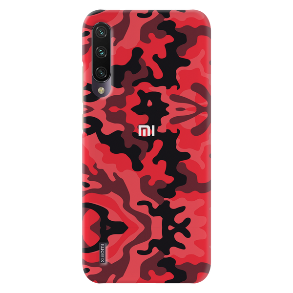 Military Red Camo Pattern Mobile Case Cover For Redmi A3