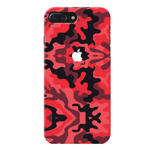 Military Red Camo Pattern Mobile Case Cover For Iphone 7 Plus