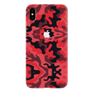 Military Red Camo Pattern Mobile Case Cover For Iphone XS MAX