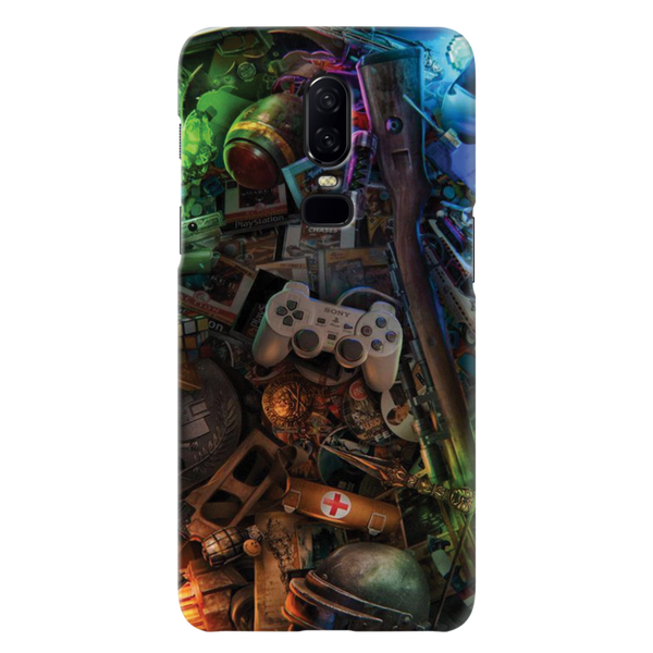 Gaming Pattern Mobile Case Cover For Oneplus 6