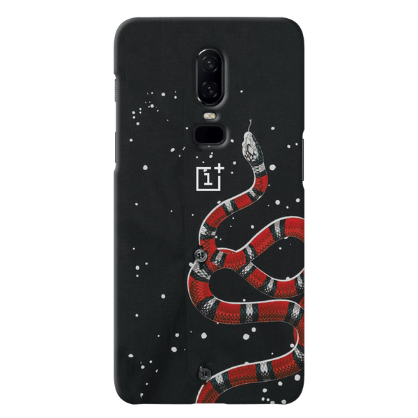 Snake in Galaxy Pattern Mobile Case Cover For Oneplus 6