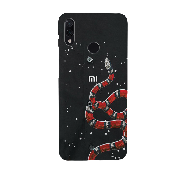 Snake in Galaxy Pattern Mobile Case Cover For Redmi Note 7 Pro