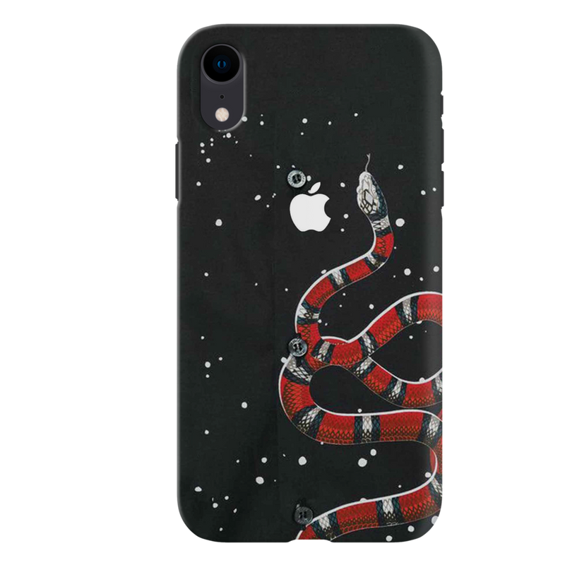 Snake in Galaxy Pattern Mobile Case Cover For Iphone XR