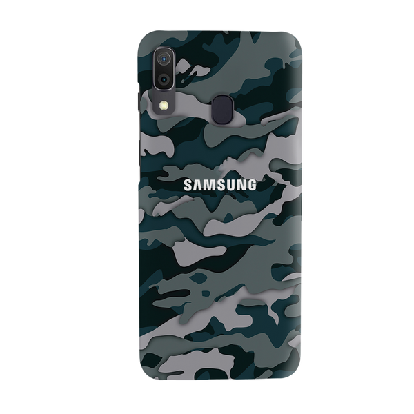 Military Camo Pattern Mobile Case Cover For Galaxy A20