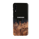 Wood Pattern With Snowflakes Pattern Mobile Case Cover For Galaxy A30S